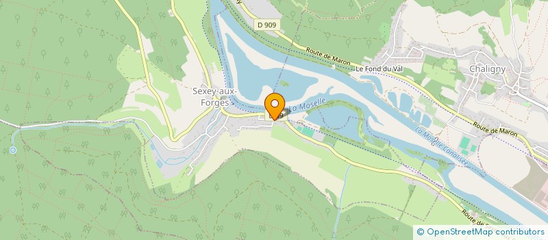 localisation de l'entreprise SCI LE COEUR LORRAIN  SEXEY-AUX-FORGES