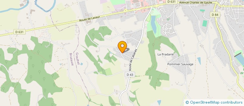 localisation de l'entreprise SCI LE COIN DE L'IMMO  GRAULHET