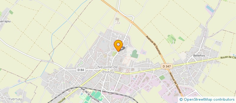 localisation de l'entreprise SCI LE COIN DE LA CHAUSSEE  NEUVILLE-DE-POITOU