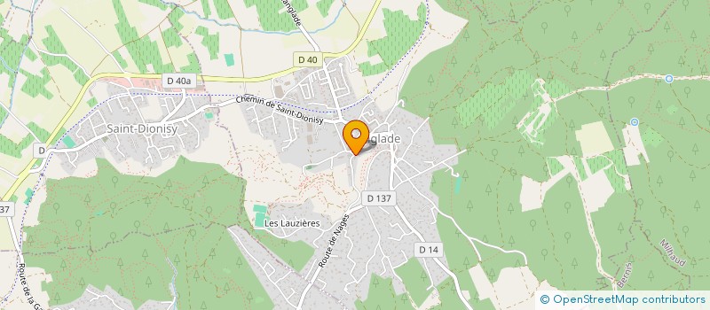 localisation de l'entreprise SCI LE COIN DU LOUP  LANGLADE