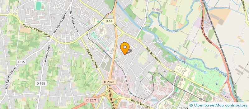 localisation de l'entreprise SCI LE COIN ROND à OLIVET