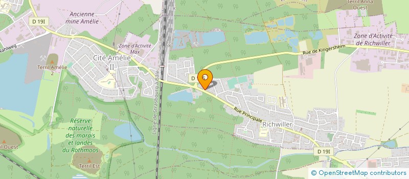 localisation de l'entreprise SCI LE COL VERT  RICHWILLER