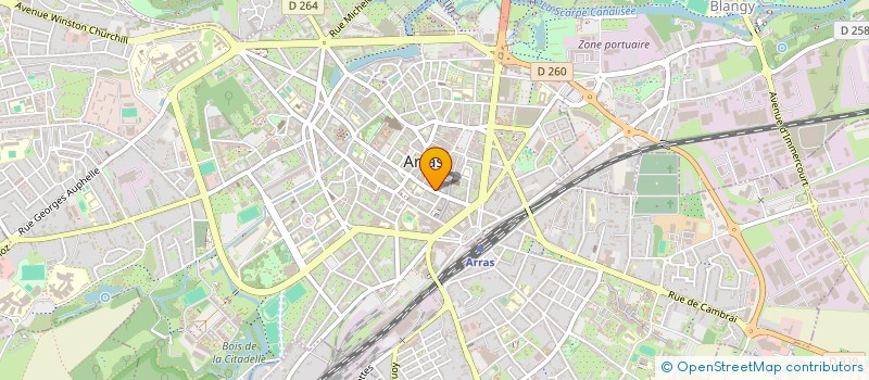 localisation de l'entreprise SCI LE COLBERT à ARRAS