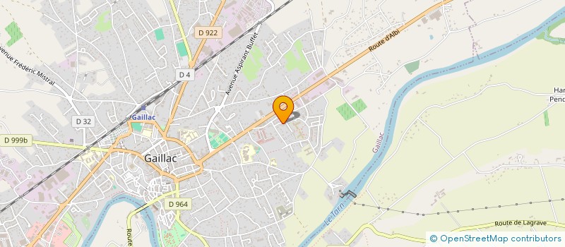 localisation de l'entreprise SCI LE COLIBRI 1 à GAILLAC