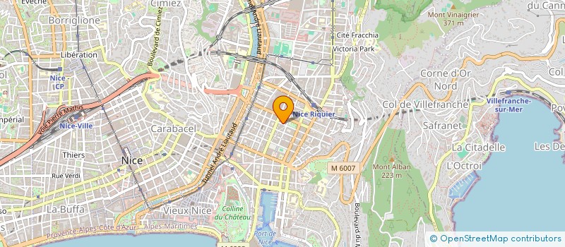 localisation de l'entreprise SCI LE COLIBRI à NICE