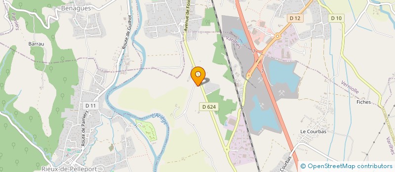 localisation de l'entreprise SCI LE COLIBRI  VARILHES