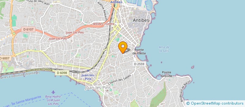 localisation de l'entreprise SCI LE COLIBRI à ANTIBES