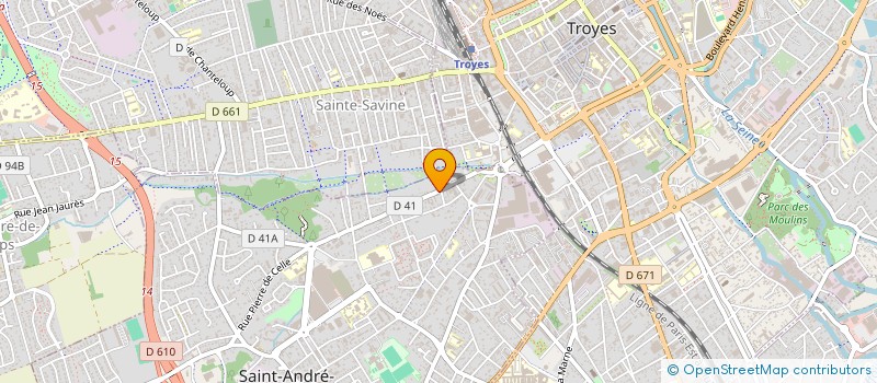 localisation de l'entreprise SCI LE COLIBRI  SAINT-ANDRE-LES-VERGERS