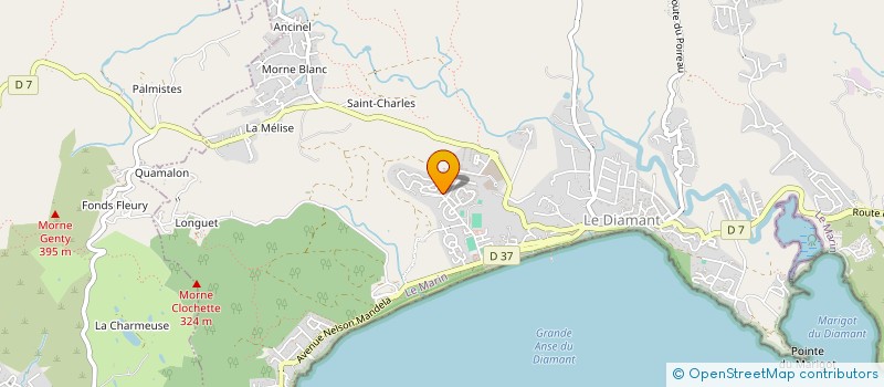 localisation de l'entreprise SCI LE COLIBRI  LE DIAMANT