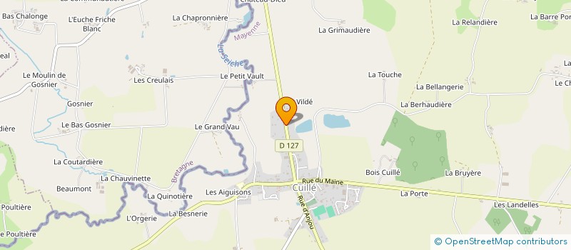 localisation de l'entreprise SCI LE COLIBRI  CUILLE