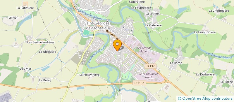 localisation de l'entreprise SCI LE COLIBRI à MONTAIGU-VENDEE