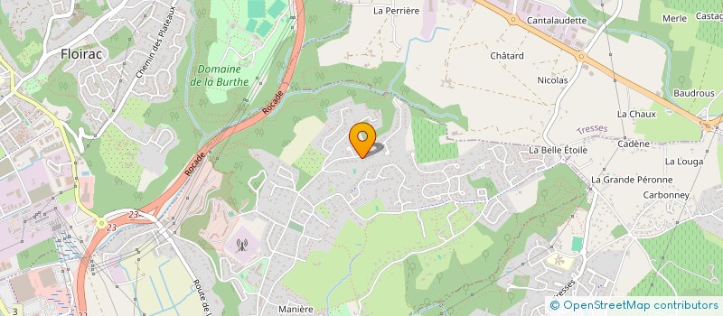 localisation de l'entreprise SCI LE COLIBRI  BOULIAC