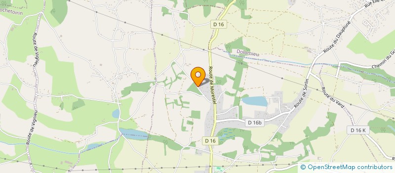 localisation de l'entreprise SCI LE COLIBRI  LA CHAPELLE-DE-LA-TOUR