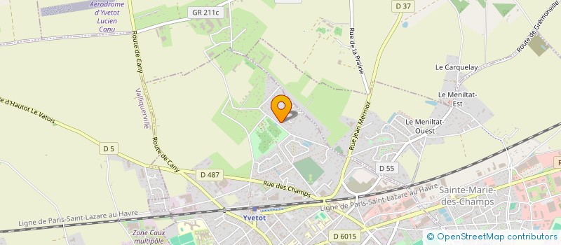 localisation de l'entreprise SCI LE COLIBRI  YVETOT