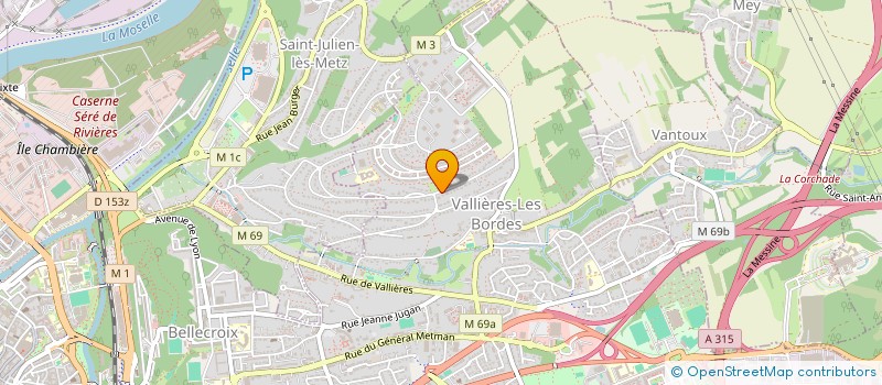 localisation de l'entreprise SCI LE COLIBRI à METZ