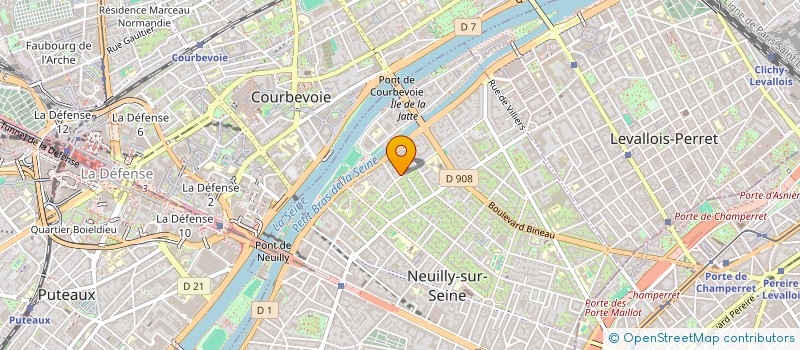 localisation de l'entreprise SCI LE COLIBRI à NEUILLY-SUR-SEINE