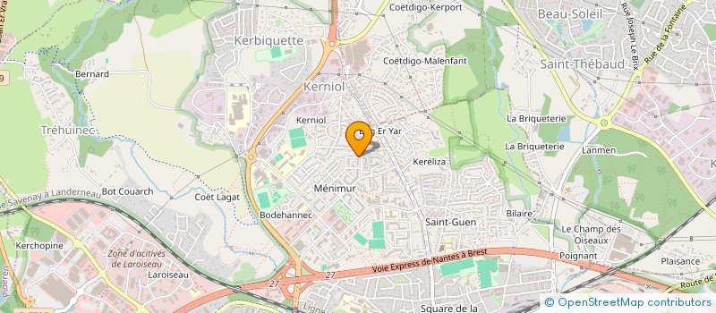 localisation de l'entreprise SCI LE COLIBRI à VANNES