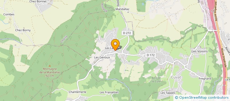 localisation de l'entreprise SCI LE COLIBRI DU PANTY  CUVAT