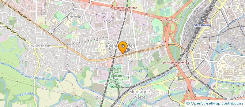 localisation de l'entreprise SCI LE COLISEE à STRASBOURG