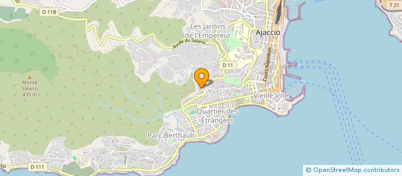localisation de l'entreprise SCI LE COLISEE à AJACCIO