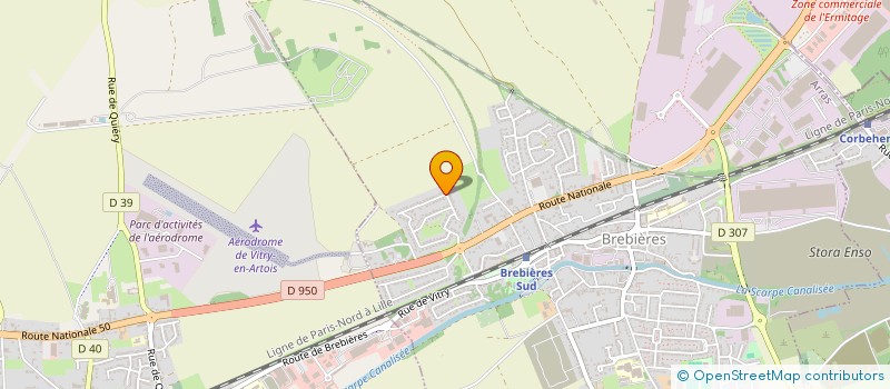 localisation de l'entreprise SCI LE COLISEE  BREBIERES