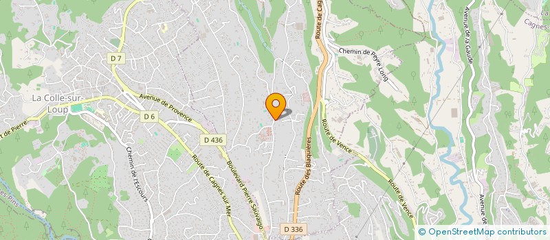 localisation de l'entreprise SCI LE COLLIGNON à SAINT-PAUL-DE-VENCE