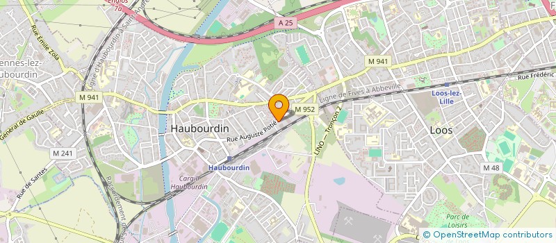 localisation de l'entreprise SCI LE COLOMBIER  HAUBOURDIN