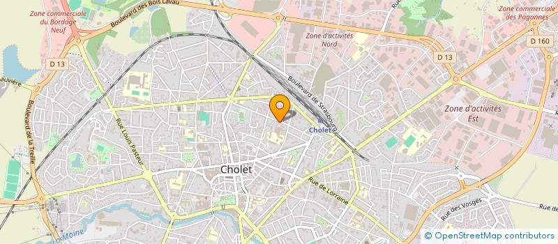 localisation de l'entreprise SCI LE COLOMBIER à CHOLET