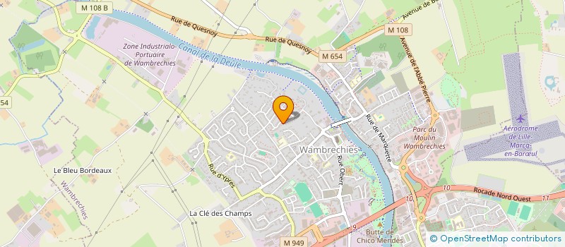 localisation de l'entreprise SCI LE COLOMBIER à WAMBRECHIES