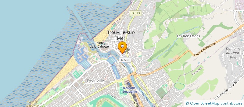 localisation de l'entreprise SCI LE COLOMBIER à TROUVILLE-SUR-MER