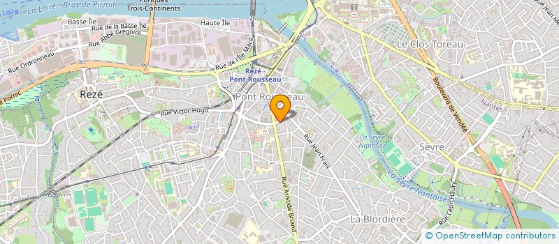 localisation de l'entreprise SCI LE COLOMBIER  REZE