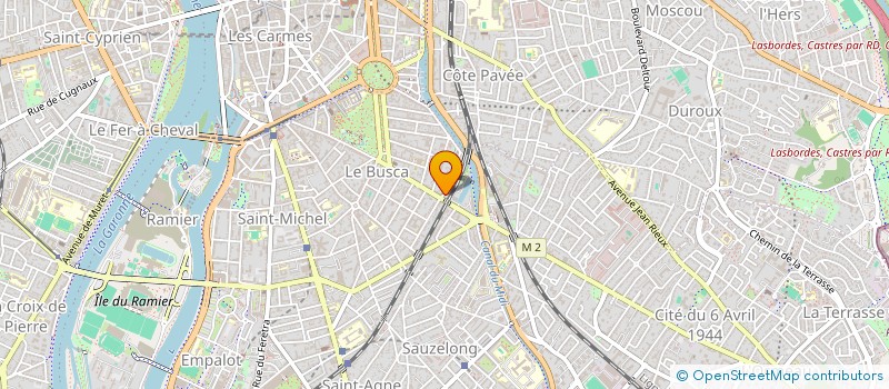 localisation de l'entreprise SCI LE COLOMBIER à TOULOUSE
