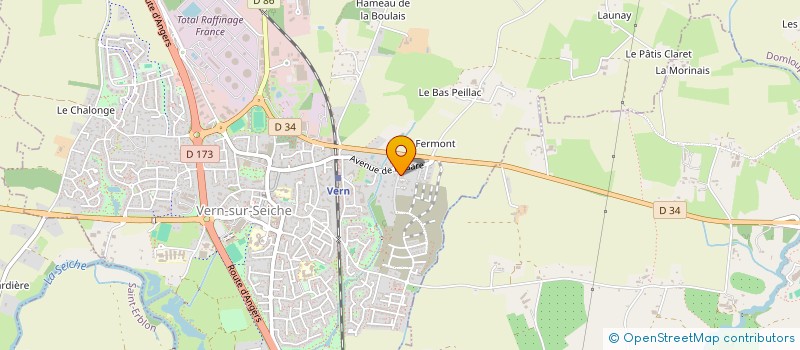 localisation de l'entreprise SCI LE COLOMBIER  VERN-SUR-SEICHE