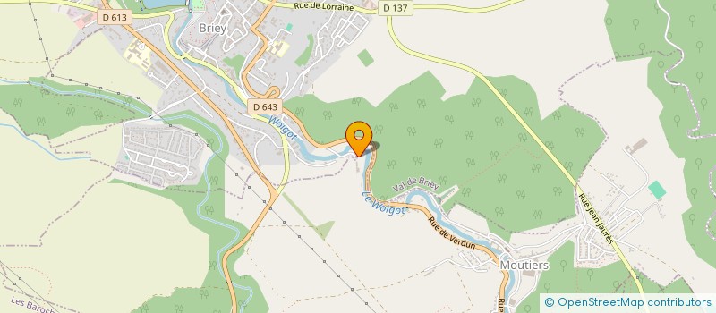 localisation de l'entreprise SCI LE COLOMBIER  MOUTIERS