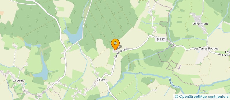 localisation de l'entreprise SCI LE COLOMBIER  MOUTHIER-EN-BRESSE