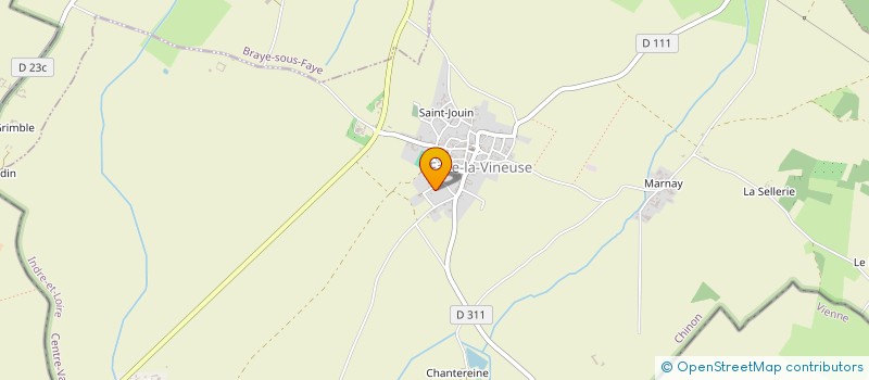 localisation de l'entreprise SCI LE COLOMBIER  FAYE-LA-VINEUSE