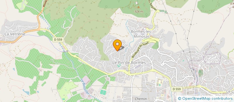 localisation de l'entreprise SCI LE COLOMBIER à BORMES-LES-MIMOSAS