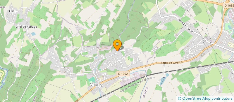 localisation de l'entreprise SCI LE COLOMBIER  VOUREY