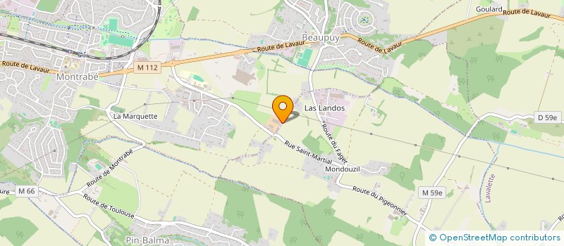 localisation de l'entreprise SCI LE COLOMBIER DES AFFAIRES  BEAUPUY