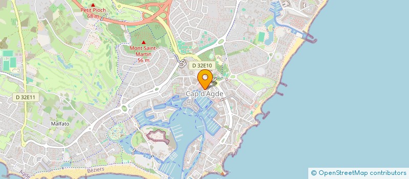 localisation de l'entreprise SCI LE COLONIAL  AGDE