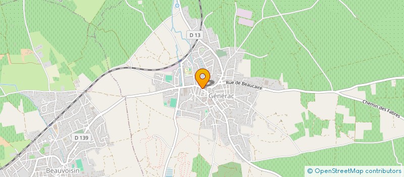 localisation de l'entreprise SCI  LE COMMERCE  GENERAC