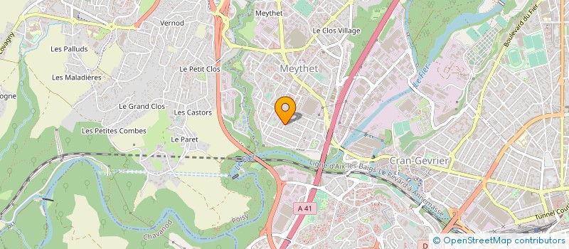 localisation de l'entreprise SCI LE COMMUNAL à ANNECY