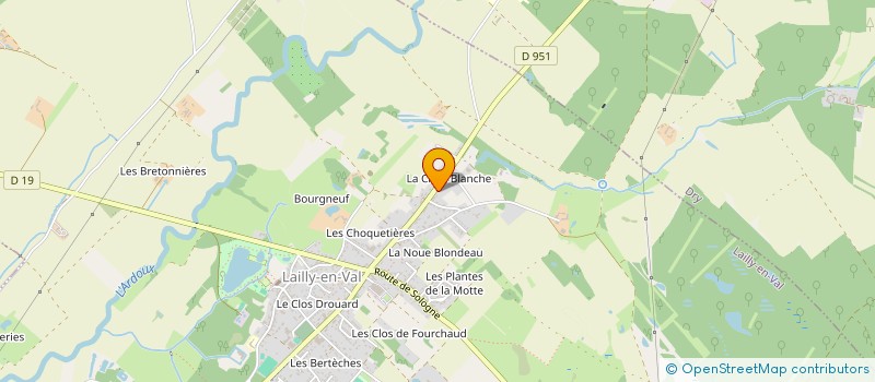 localisation de l'entreprise SCI LE COMTAT à LAILLY-EN-VAL