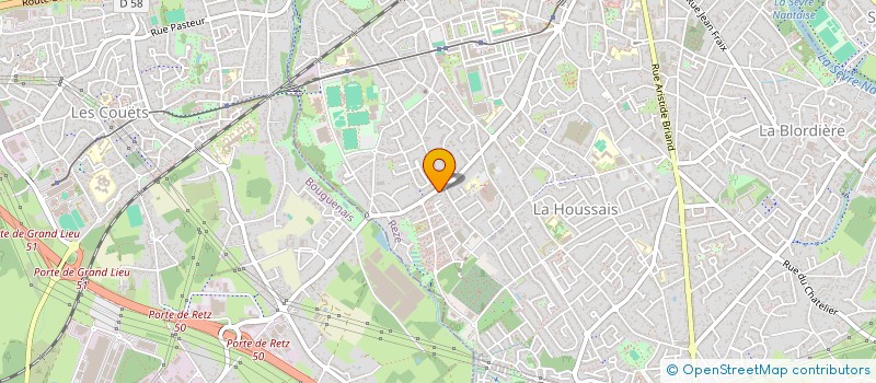 localisation de l'entreprise SCI LE CONCORDE  REZE