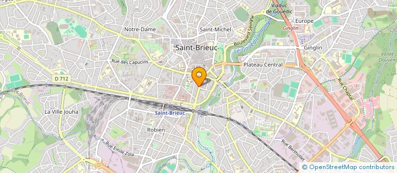 localisation de l'entreprise SCI LE CONCORDE à SAINT-BRIEUC