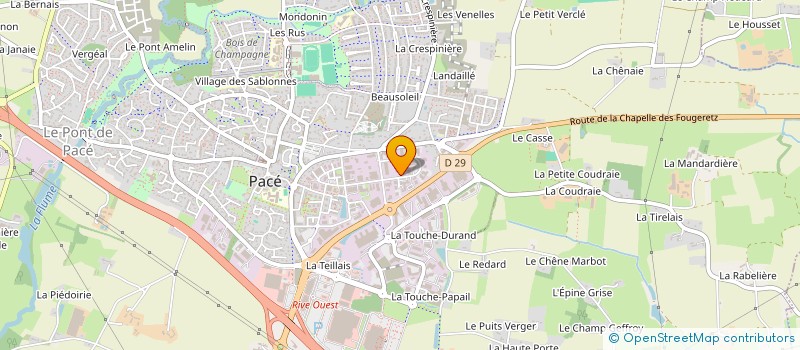 localisation de l'entreprise SCI LE CONDOR à PACE