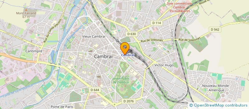 localisation de l'entreprise SCI LE CONTINENTAL à CAMBRAI