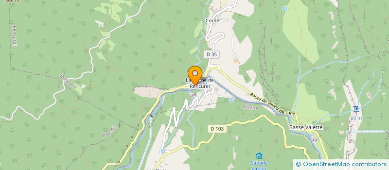 localisation de l'entreprise SCI LE CONTINENTAL  CHORANCHE