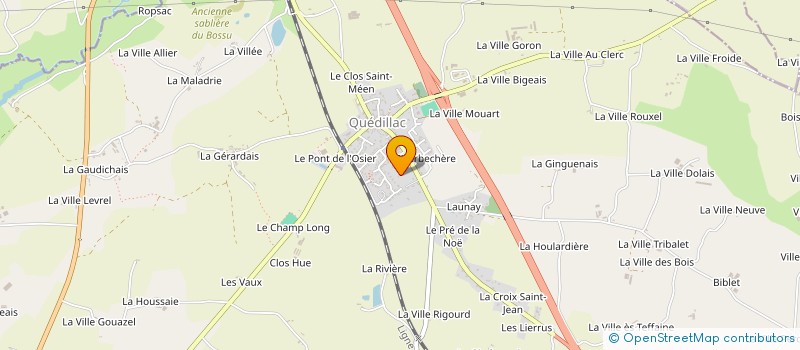 localisation de l'entreprise SCI LE COQ BLANC  QUEDILLAC