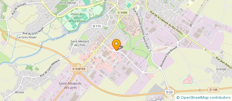 localisation de l'entreprise SCI LE COQ HARDI  FONTENAY-LE-COMTE